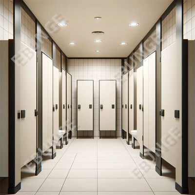 অফিস ভবনের জন্য জল প্রতিরোধী এবং স্থায়িত্ব স্ক্র্যাচ এবং ইমপ্যাক্ট প্রতিরোধী টয়লেট পার্টিশন প্রাচীর