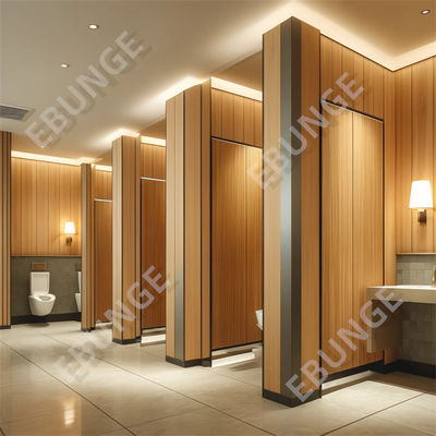 টয়লেট বিভাজক সমর্থন কাস্টমাইজড বাণিজ্যিক বাথরুম পার্টিশন টেকসই স্ক্র্যাচ এবং প্রভাব প্রতিরোধী টয়লেট পার্টিশন প্রাচীর