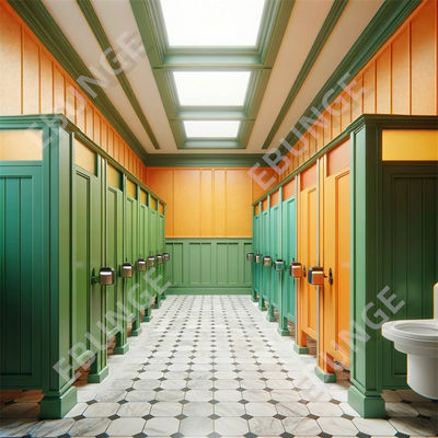 বিভিন্ন রঙের বিকল্প এবং প্রভাব প্রতিরোধের সঙ্গে উচ্চ অগ্নিরোধী পারফরম্যান্স টয়লেট পার্টিশন প্রাচীর